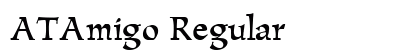 ATAmigo Regular Font Preview