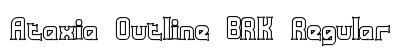 Ataxia Outline BRK Regular font free download