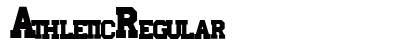 Athletic Regular Font Athletic Regular Font Preview
