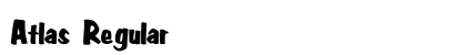 Atlas Regular font free download