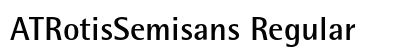 ATRotisSemisans Regular Preview
