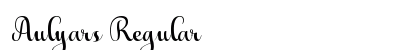 Aulyars Regular font free download