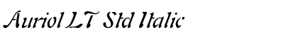 Auriol LT Std Italic Preview