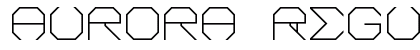 aurora Regular Font Preview