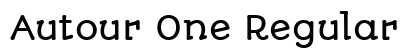 Autour One Regular font free download
