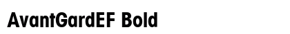 AvantGardEF Bold font free download