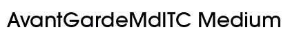 AvantGardeMdITC Medium Preview