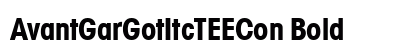 AvantGarGotItcTEECon Bold font free download