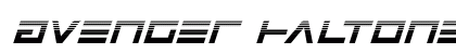 Avenger Haltone Italic Italic Font Preview