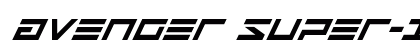 Avenger Super-Italic Italic font free download