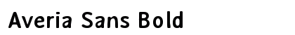 Averia Sans Bold Preview