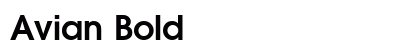 Avian Bold font free download