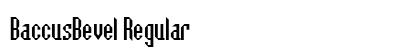 BaccusBevel Regular Preview