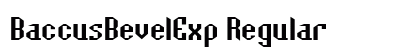 BaccusBevelExp Regular Preview