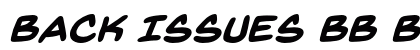 Back Issues BB Bold Italic preview
