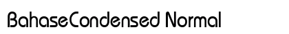 BahaseCondensed Normal Preview