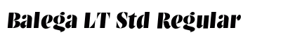 Balega LT Std Regular font free download
