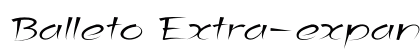 Balleto Extra-expanded Regular Preview