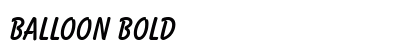 Balloon Bold Preview