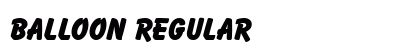 Balloon Regular font free download