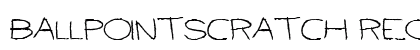 BallpointScratch Regular