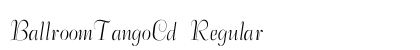 BallroomTangoCd Regular font free download