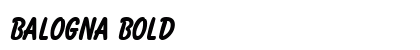 Balogna Bold Preview