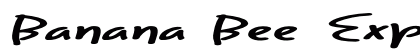 Banana Bee Expanded Italic font free download