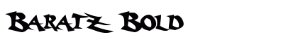 Baratz Bold Font Preview