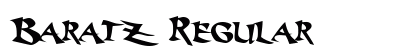 Baratz Regular Font Preview