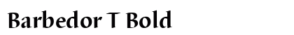 Barbedor T Bold font free download