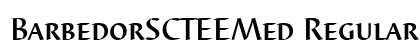 BarbedorSCTEEMed Regular font free download