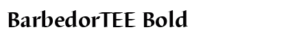 BarbedorTEE Bold font free download