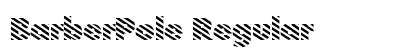BarberPole Regular font free download