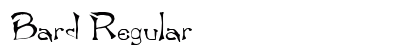Bard Regular font free download