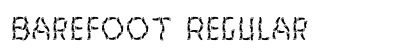 Barefoot Regular font free download