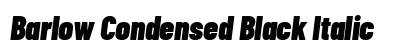 Barlow Condensed Black Italic Preview