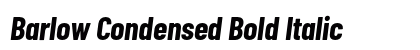 Barlow Condensed Bold Italic Preview