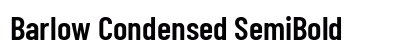 Barlow Condensed SemiBold Preview