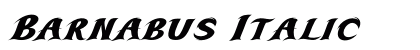 Barnabus Italic Preview