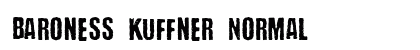 Baroness Kuffner Normal Font Baroness Kuffner Normal Font Preview