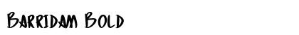 Barridam Bold font free download