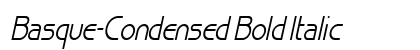 Basque-Condensed Bold Italic preview