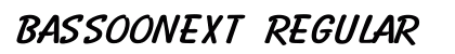 BassoonExt Regular font free download