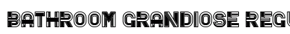 Bathroom Grandiose Regular Font Preview