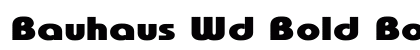 Bauhaus Wd Bold Bold font free download