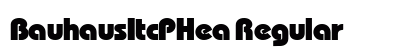 BauhausItcPHea Regular font free download