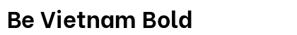 Be Vietnam Bold font free download