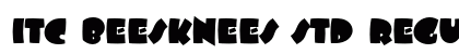 ITC Beesknees Std Regular font free download