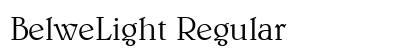 BelweLight Regular font free download